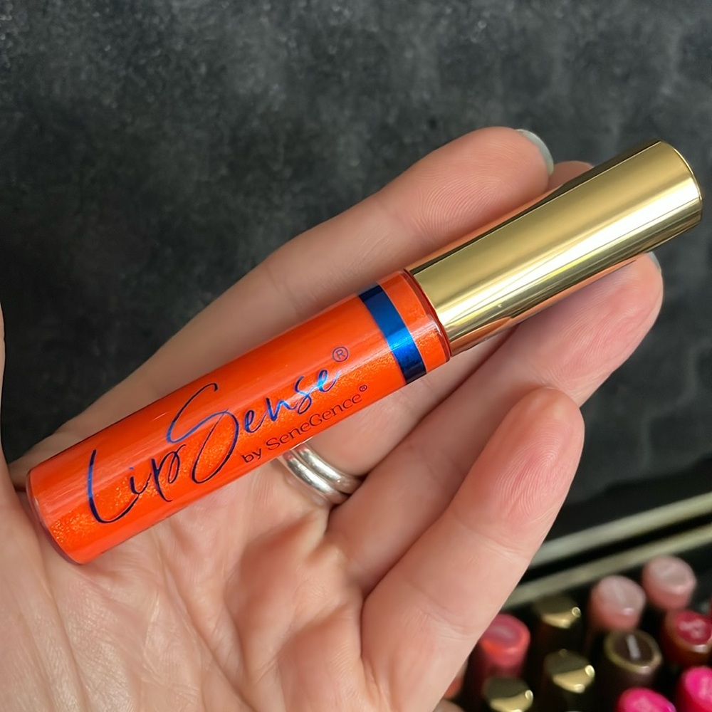 Lipsense Gloss - Pumpkin Glitter